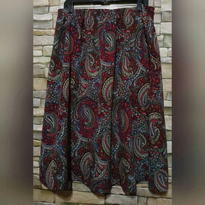 Vintage‎ XL 90s Bohemian Paisley Scarf Print Cottagecore